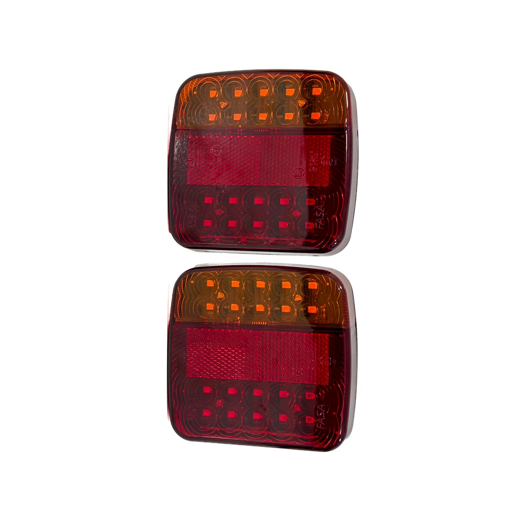 Kit De Faros Led Kit Faros Traseros Led Inalambricos Para Uso Off Road Trailer / Utv / Camion Universal 12V/24V Con Bateria (Hasta 10 Horas) Y Accesorios Incluidos