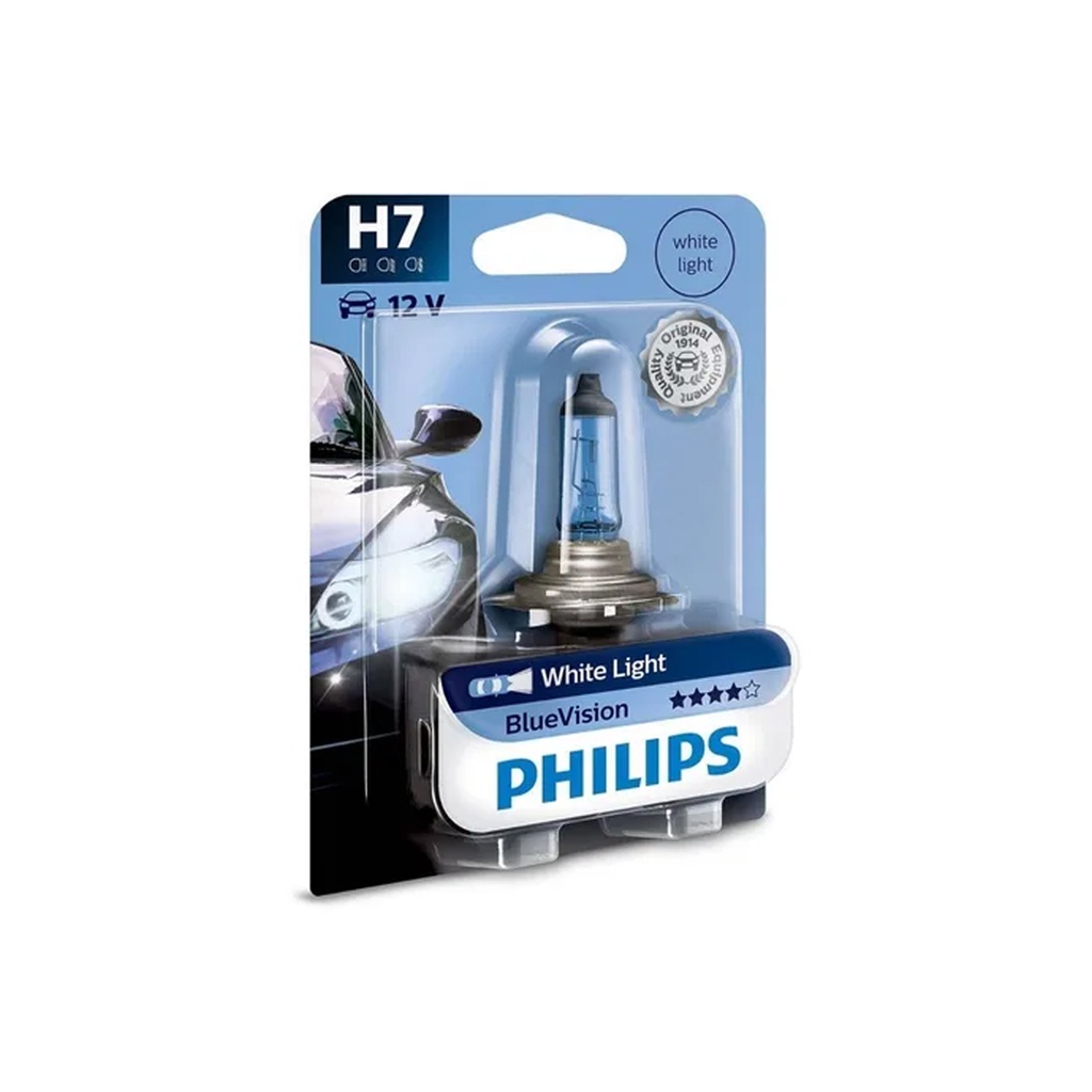 Lampara Blue Vision 12V H7 12972 Bv+ 12V 55W B1 Cantidad Por Caja Master 10