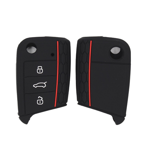 Cubre Llave De Silicona Vw Mk7 - Gti - Virtus - Golf - Polo - Vento Black