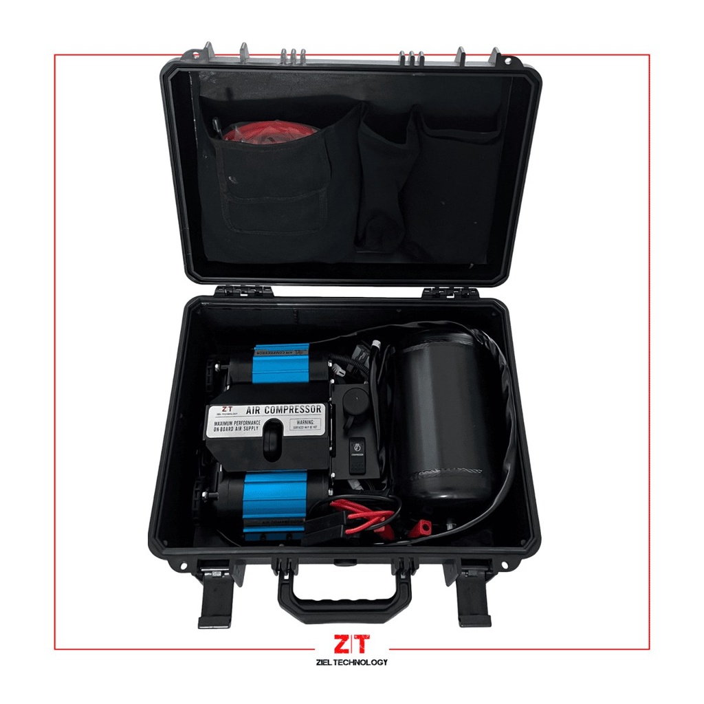 Compresor offroad XXL (tipo ARB) con caja estanca ( apto para maquinas neumaticas) C/Caja