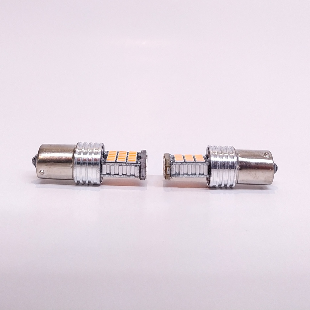 Lámpara LED de Señalización CANBUS - - 1141 - 1156 P21W 1 Polo 45 LED 3014 SMD - CANBUS - ámbar 12V