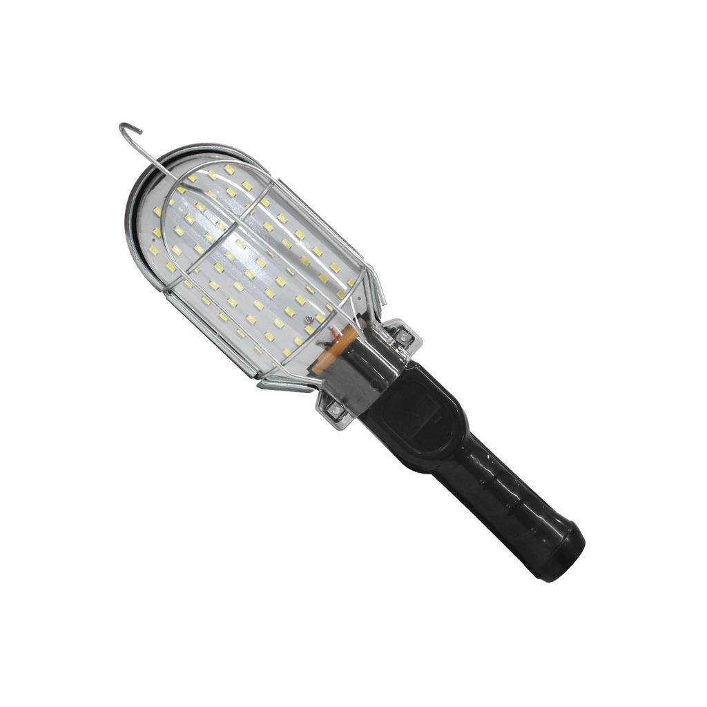 Portatil LED 12V - Portatil LED 12V con Placa de 64 LED, Acrilico Protector, Interruptor ON/OFF y Cable Reforzado de 5 Metros