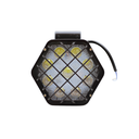 Faro LED auxiliar off-road Romboidal 27 W (9 LED 3 W)color blanco 12V / 24V - haz de luz spot -