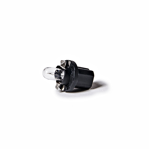 Lámpara de Señalización - 12V 1.2W BX8.5D/2 12V 1.2W Black 2721 con Portalampara Negro