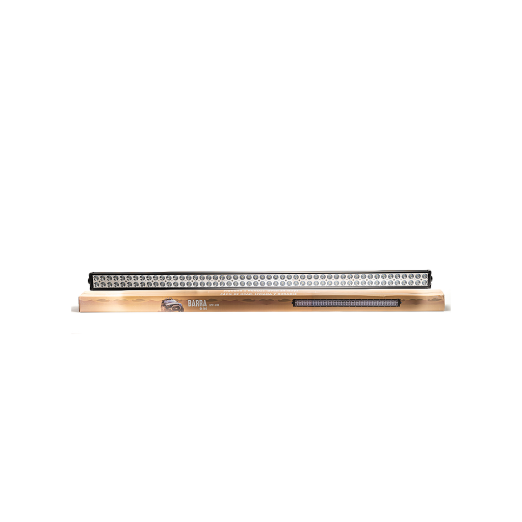 Barra LED off-road recta de 100 LED 300 W - Epistar (1,39 m de Largo), carcasa de aluminio, - haz de luz spot