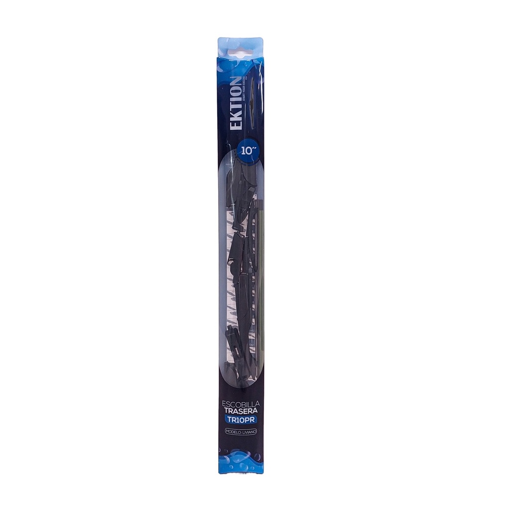 Escobilla limpiaparabrisas trasera FIT universal 10" curva de goma