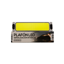 Plafon LED - Juego de 2 Unidades de Plafones LED con Tecla On / Off 12V - 24V Pegamento Autoadhesivo 25CM X 6 Cm 108 LED COB 10 Watts