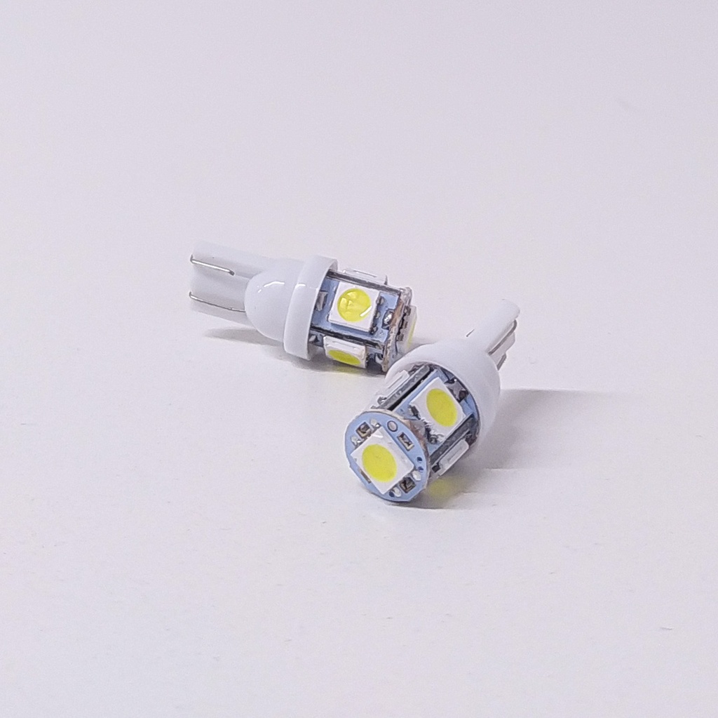 Lámpara LED de Señalización SMD - 2821 - T10 - W5W 5 SMD 5050 SMD Blanco 24V Unidades