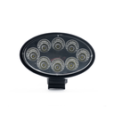 Faro LED auxiliar off-road Ovalado 24 W (8 LED 3 W)color blanco 12V / 24V - haz de luz spot -