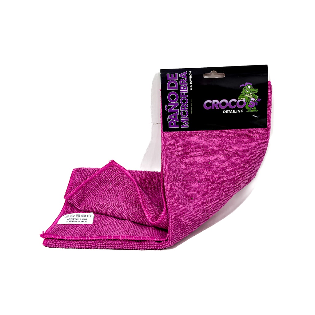 Paño de microfibra rosa 260 GSM 60 x 40 cm