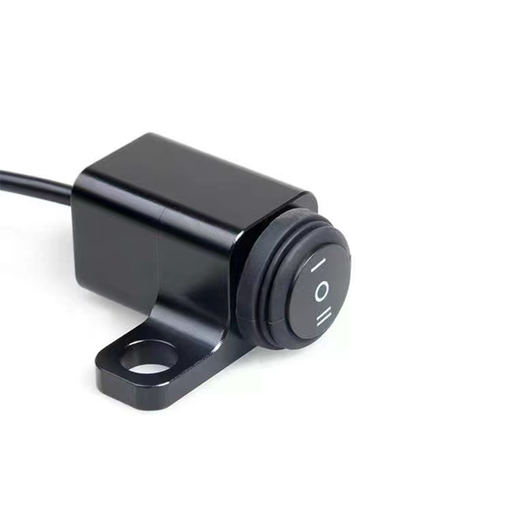 [KUBKB-TOM013] Interruptor Universal Tecla On / Off 2 Posiciones Para Manubrio De Moto 12V