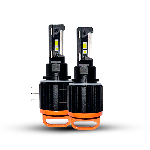 [X14-H15] Kit LED off-road CSP - H15 CANBUS 48 W chips CSP Ford Ranger - Vw Amarok con Diseno Compacto Ficha Naranja Incorporada