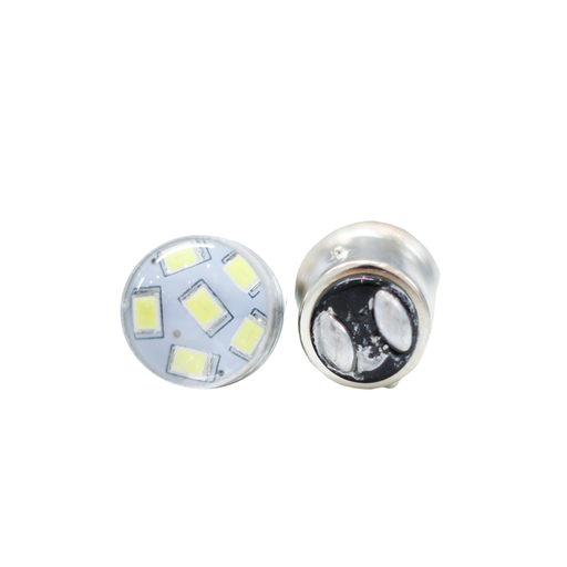 [12499CREE6] Leds Cree - 1034 - 1157 - P21/5W Cree 6 LED con Lupa - Blanco 12V