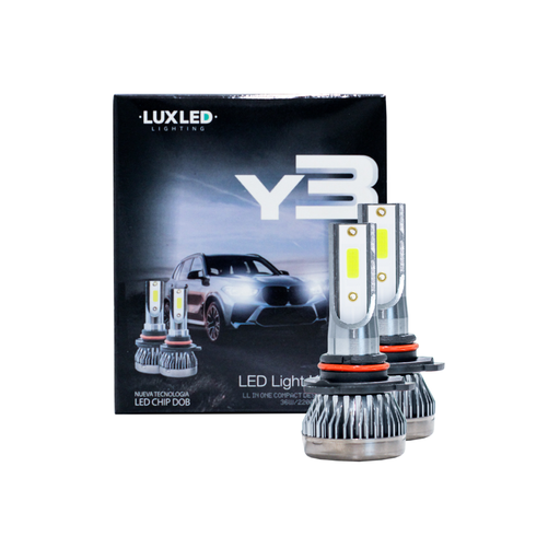 [Y3-9005] Kit LED off-road Y3 Ultra Slim sin cooler - 9005 Ultra Slim 20000 lm chips COB 12V sin cooler
