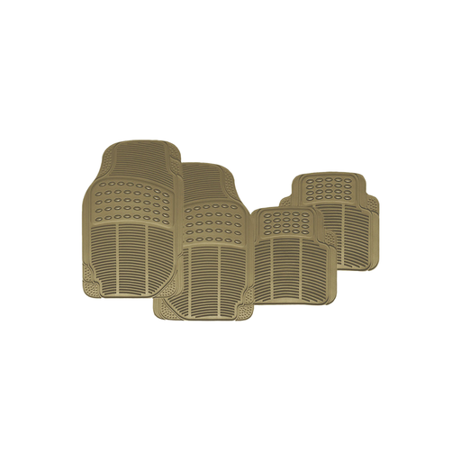 [AL003] Alfombra PVC 4 Piezas Beige 7245 / 44.545