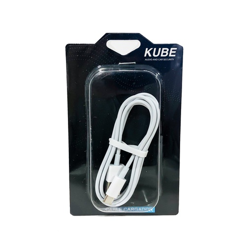 [KB-CATC01W] Cable Cargador - Cable Cargador USB - tipo C 1 Metro Blanco