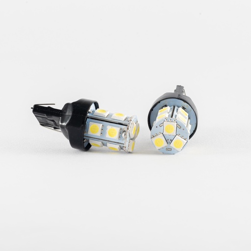 [LED12065SMD13] Leds Señalizacion SMD - T20 - 1156 (1141 - 1156 - P21W sin Culote) 1 Polo 13 LED 5050 SMD - Blanco 12V
