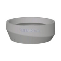 Maceta Scalene Cemento Quemado 55x20cm Liviana Resistente UV