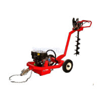 Motohoyadora 9Hp 200mm Bomba Hidráulica Agujero 300mm