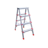 Escalera Plegable Aluminio Doble Lado 66 cm 95 kg 3 Peldaños