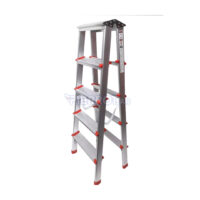 Escalera Plegable Aluminio Doble Lado 109cm 95 kg 5 Peldaños