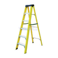 Escalera Plegable Fibra De Vidrio 182 cm 150 kg 7 Peldaños