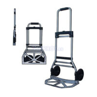 Carro Plegable Zorra Carretilla Aluminio 2 Ruedas 90 kg