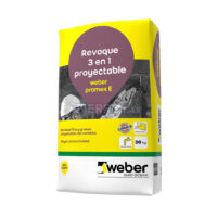 Promex E Revoque Proyectable 3 en 1 Exterior 30 kg Gris